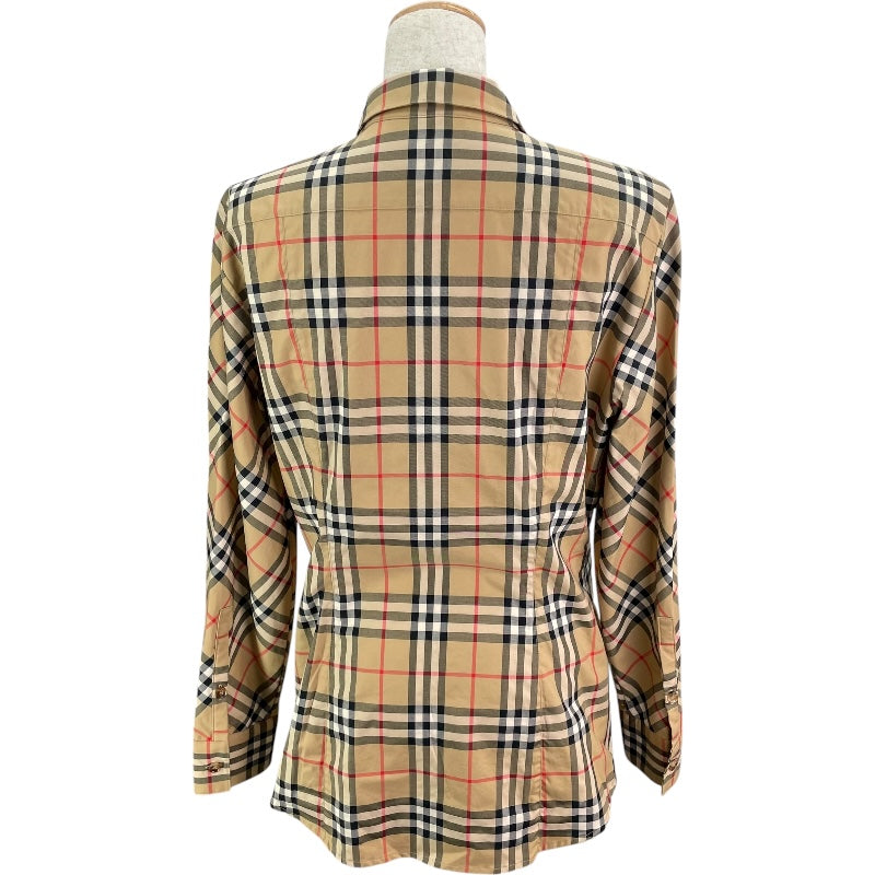 バーバリー BURBERRY ヴィンテージチェックシャツ 8018475 ベージュ コットン レディース 長袖シャツ