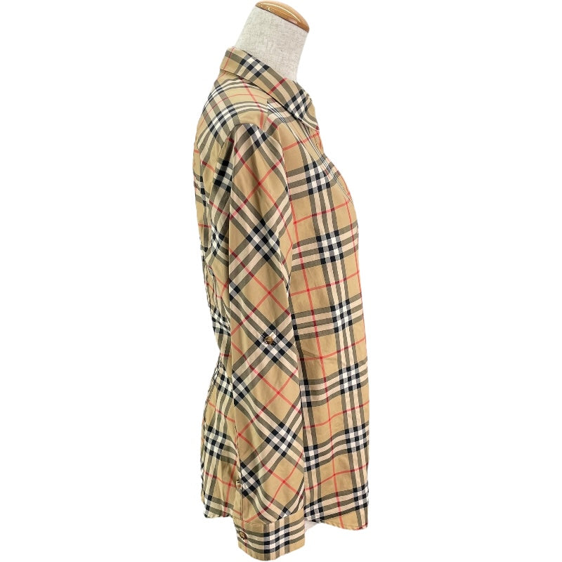 バーバリー BURBERRY ヴィンテージチェックシャツ 8018475 ベージュ コットン レディース 長袖シャツ