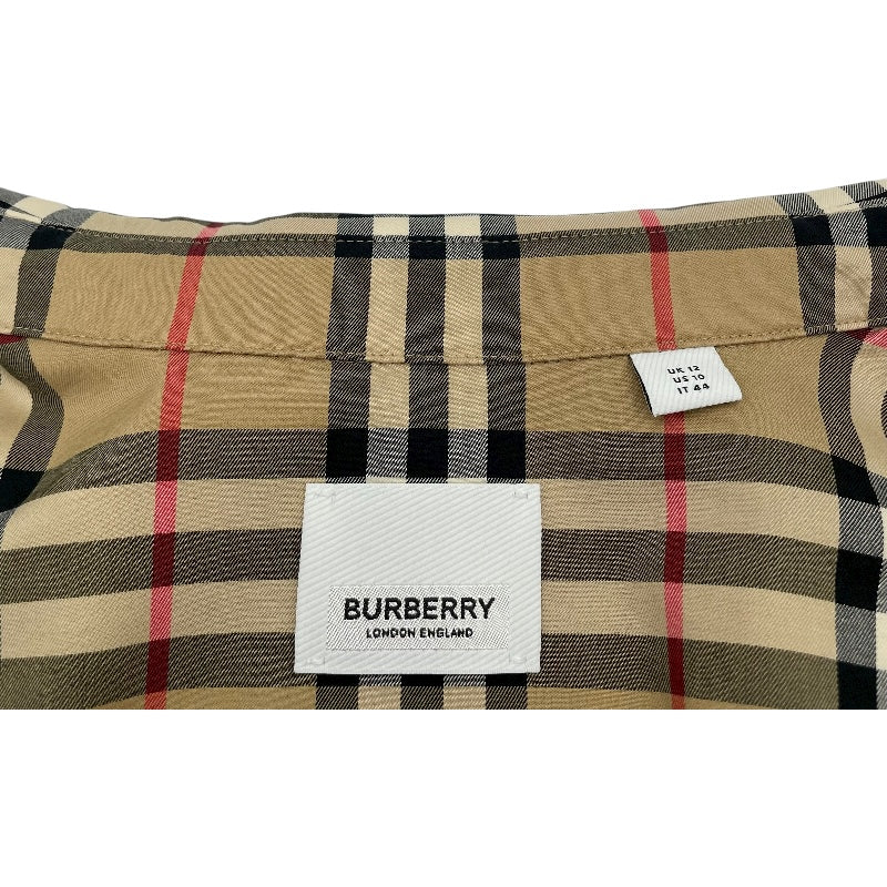 バーバリー BURBERRY ヴィンテージチェックシャツ 8018475 ベージュ コットン レディース 長袖シャツ
