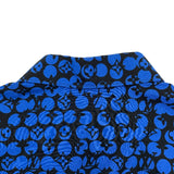 ルイ・ヴィトン LOUIS VUITTON パーフォレーテッドモノグラムパターン長袖シャツ HHS20W ブルー コットン レディース 長袖シャツ