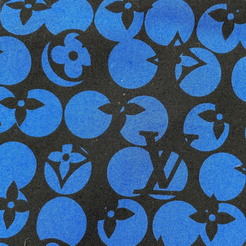 ルイ・ヴィトン LOUIS VUITTON パーフォレーテッドモノグラムパターン長袖シャツ HHS20W ブルー コットン レディース 長袖シャツ