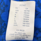 ルイ・ヴィトン LOUIS VUITTON パーフォレーテッドモノグラムパターン長袖シャツ HHS20W ブルー コットン レディース 長袖シャツ