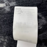 ルイ・ヴィトン LOUIS VUITTON モノグラム総柄モヘアニットカーディガン HQN46W ブラック モヘア メンズ カーディガン