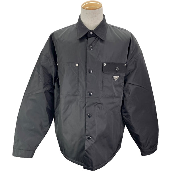 プラダ PRADA トライアングルロゴ Re-Nylonジャケット SC796M ブラック ナイロン メンズ その他アウター