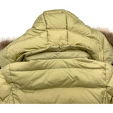 タトラス TATRAS SARMA ファー付ダウンコート LTA21A4794 イエロー ナイロン レディース ダウンジャケット