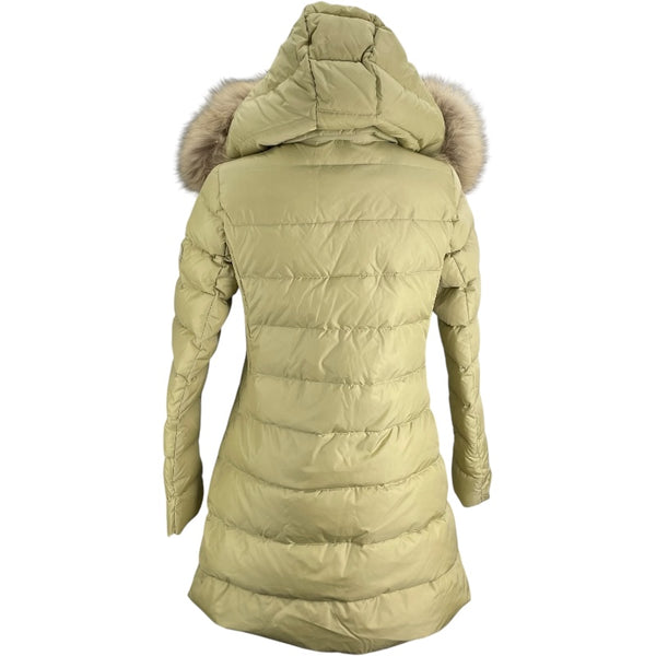 タトラス TATRAS SARMA ファー付ダウンコート LTA21A4794 イエロー ナイロン レディース ダウンジャケット