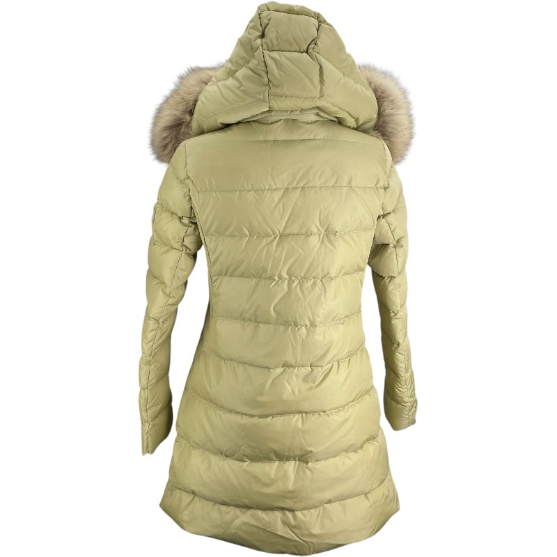 タトラス TATRAS SARMA ファー付ダウンコート LTA21A4794 イエロー ナイロン レディース ダウンジャケット