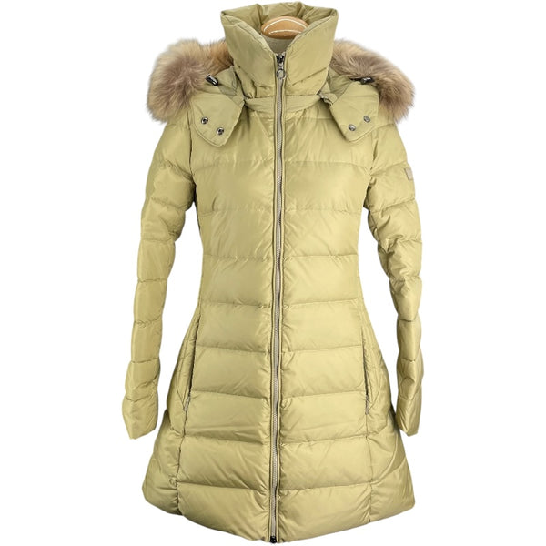 タトラス TATRAS SARMA ファー付ダウンコート LTA21A4794 イエロー ナイロン レディース ダウンジャケット