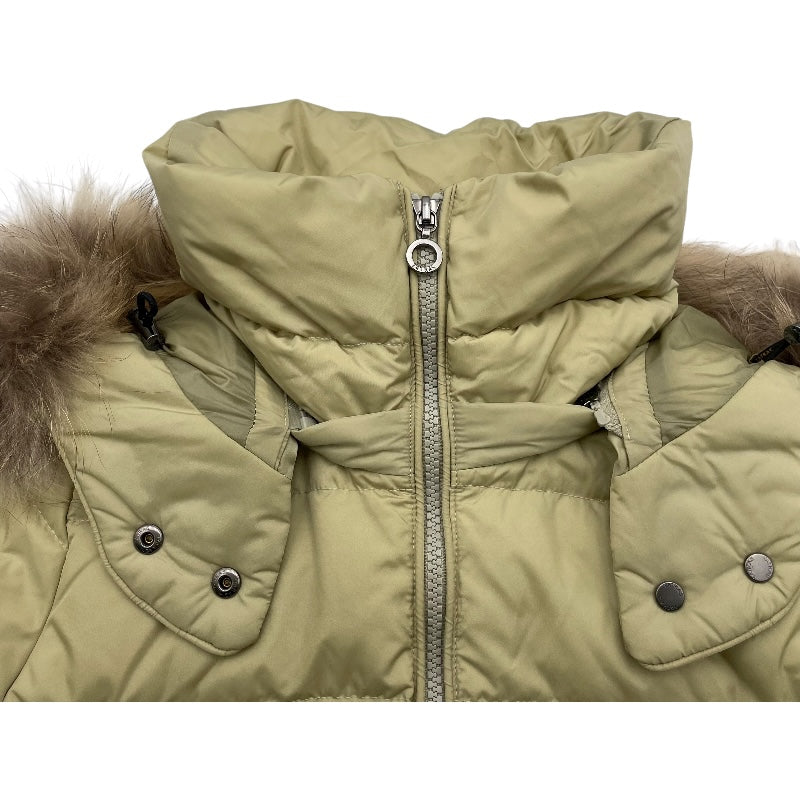 タトラス TATRAS SARMA ファー付ダウンコート LTA21A4794 イエロー ナイロン レディース ダウンジャケット