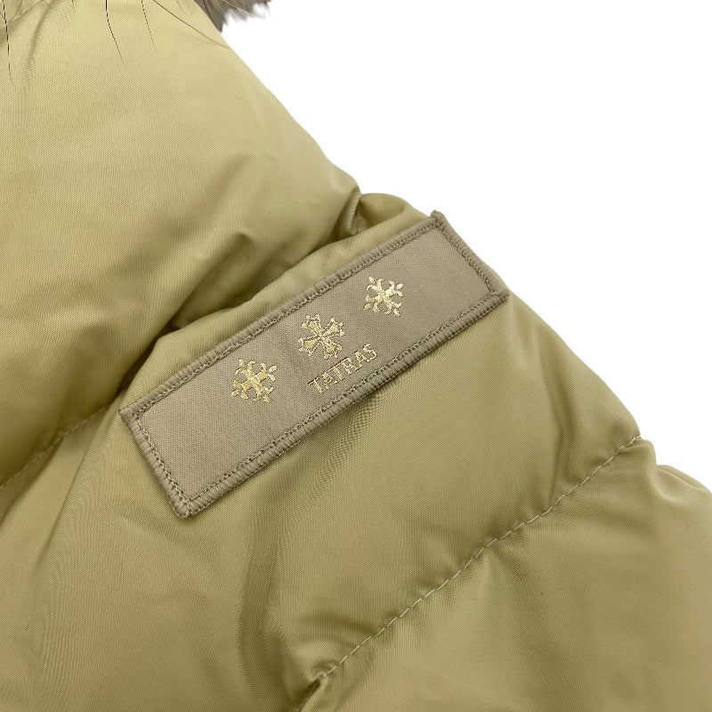 タトラス TATRAS SARMA ファー付ダウンコート LTA21A4794 イエロー ナイロン レディース ダウンジャケット