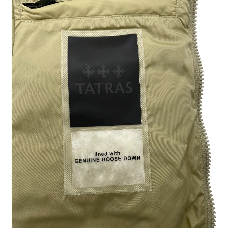 タトラス TATRAS SARMA ファー付ダウンコート LTA21A4794 イエロー ナイロン レディース ダウンジャケット