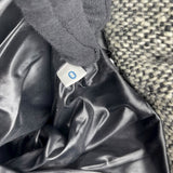 モンクレール MONCLER ASTERE ツイードダウンジャケット ブラック ウール レディース ダウンジャケット