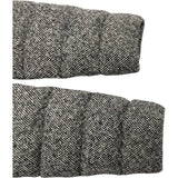 モンクレール MONCLER ASTERE ツイードダウンジャケット ブラック ウール レディース ダウンジャケット