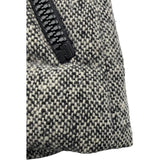 モンクレール MONCLER ASTERE ツイードダウンジャケット ブラック ウール レディース ダウンジャケット