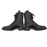 シャネル CHANEL ココマークレースアップブーツ G28636 ブラック レザー レディース ブーツ