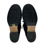 シャネル CHANEL ココマークレースアップブーツ G28636 ブラック レザー レディース ブーツ