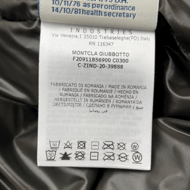 モンクレール MONCLER MONTCLA ダウンジャケット F20911B56900 C0300 カーキ ナイロン メンズ ダウンジャケット