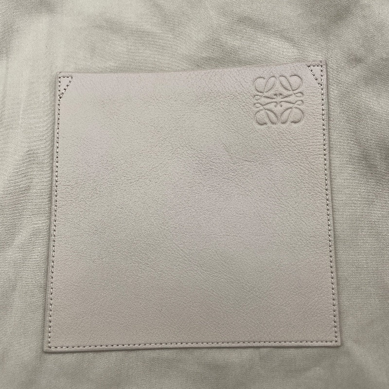 ロエベ LOEWE レザーポケットジップアップジャケット S359Y02XC7 ベージュ コットン レディース その他アウター