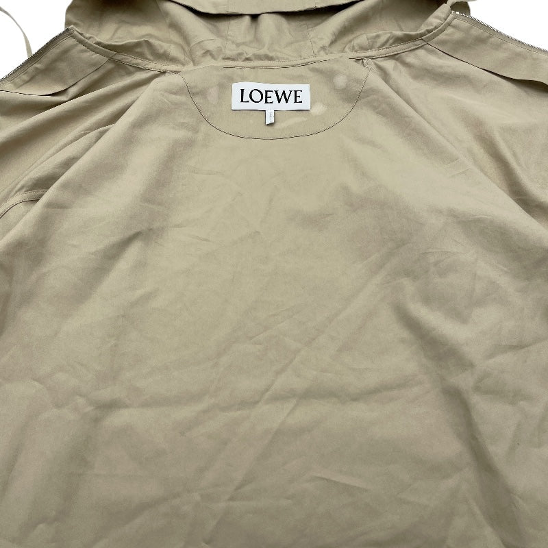 ロエベ LOEWE レザーポケットジップアップジャケット S359Y02XC7 ベージュ コットン レディース その他アウター