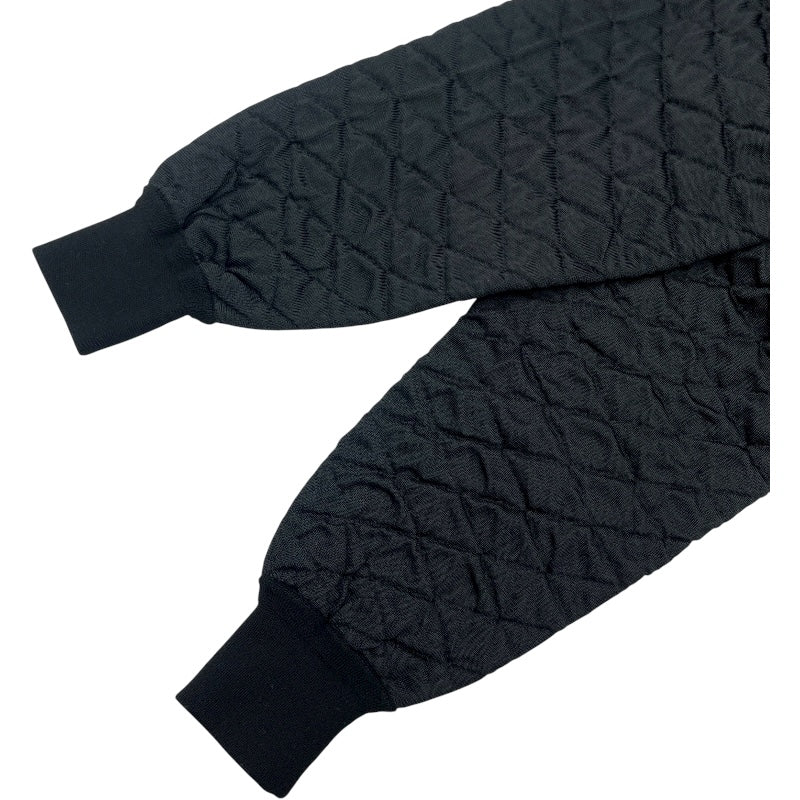 ラバーロゴキルティングジャケット FNKC01 ブラック ウール ポリエステル レディース その他アウター