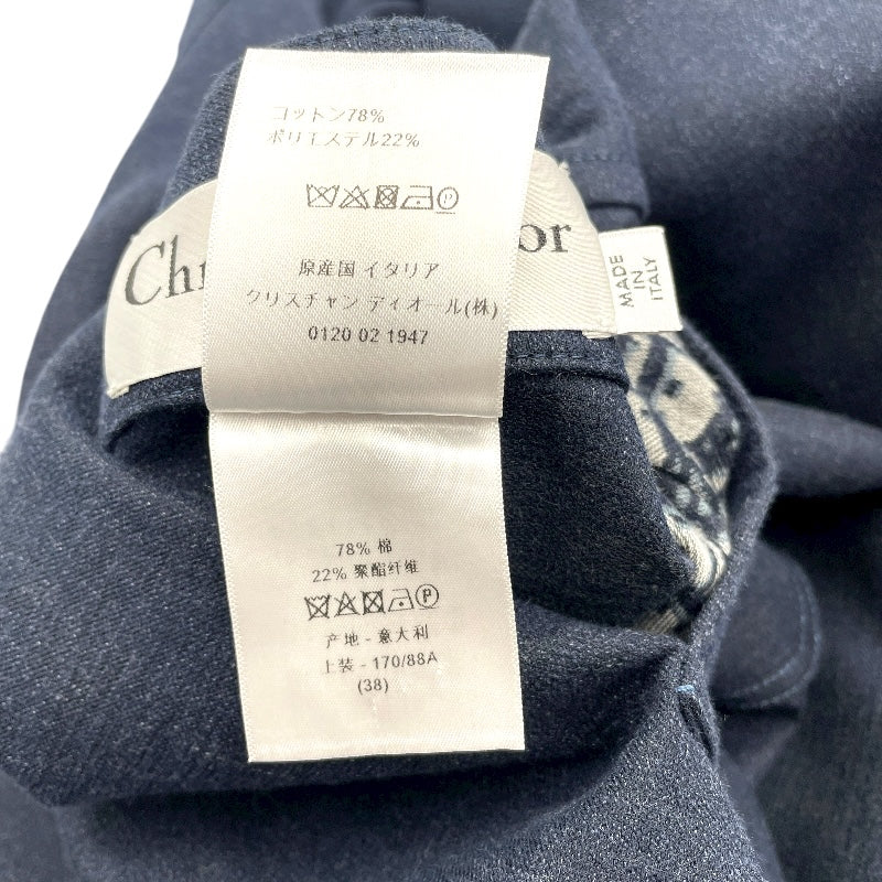 クリスチャン・ディオール Christian Dior オプリーク総柄KIMONOコート 127M20A3669 ネイビー コットン ユニセックス その他アウター