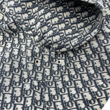 クリスチャン・ディオール Christian Dior オプリーク総柄KIMONOコート 127M20A3669 ネイビー コットン ユニセックス その他アウター