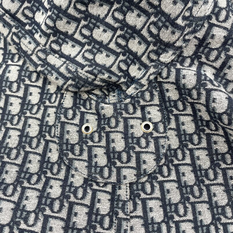 クリスチャン・ディオール Christian Dior オプリーク総柄KIMONOコート 127M20A3669 ネイビー コットン ユニセックス その他アウター