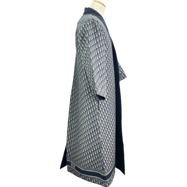 クリスチャン・ディオール Christian Dior オプリーク総柄KIMONOコート 127M20A3669 ネイビー コットン ユニセックス その他アウター