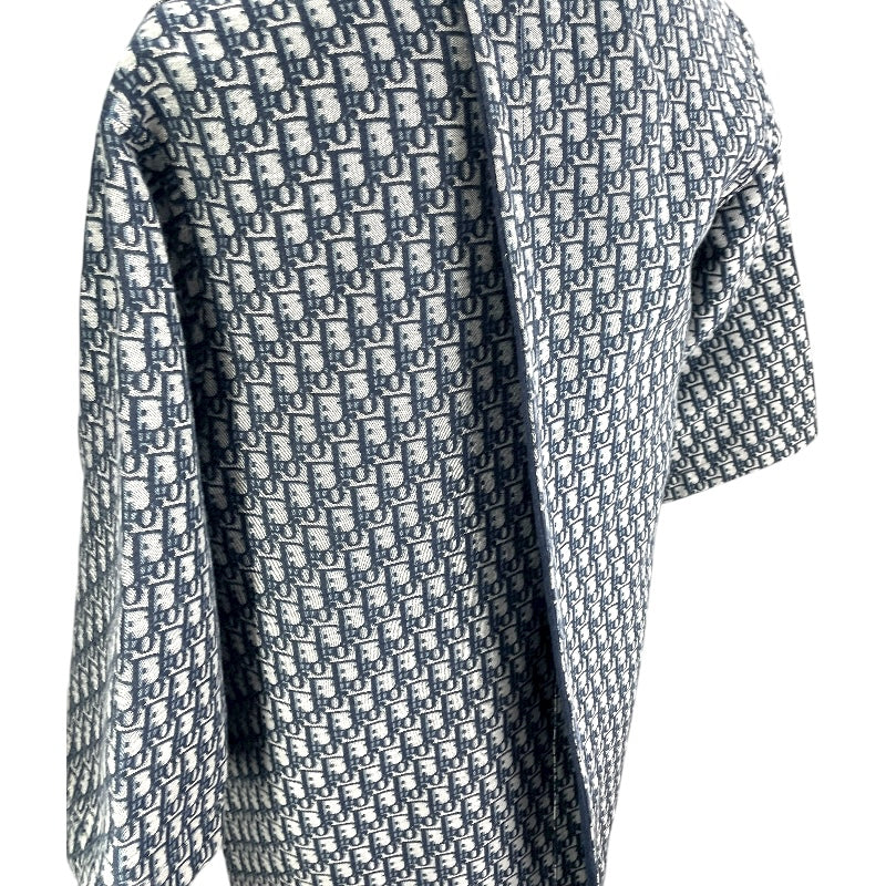 クリスチャン・ディオール Christian Dior オプリーク総柄KIMONOコート 127M20A3669 ネイビー コットン ユニセックス その他アウター