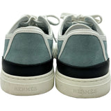 エルメス HERMES ゲットローカットスニーカー ブルー スエード レディース スニーカー
