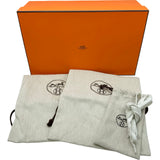 エルメス HERMES ゲットローカットスニーカー ブルー スエード レディース スニーカー