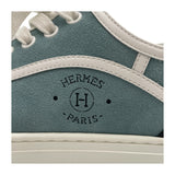 エルメス HERMES ゲットローカットスニーカー ブルー スエード レディース スニーカー