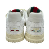 グッチ GUCCI リウェブ GGスプリームスニーカー 816665 ホワイト レザー メンズ スニーカー