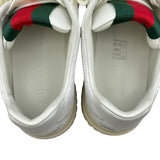 グッチ GUCCI リウェブ GGスプリームスニーカー 816665 ホワイト レザー メンズ スニーカー