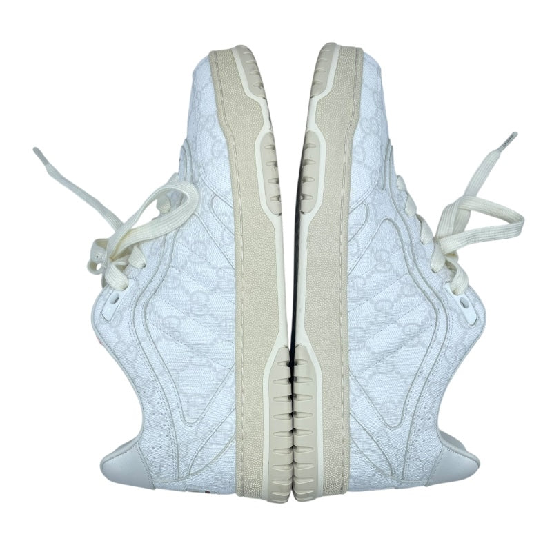 グッチ GUCCI リウェブ GGスプリームスニーカー 816665 ホワイト レザー メンズ スニーカー