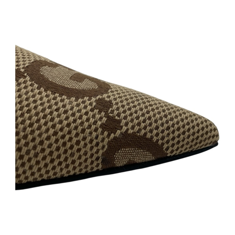 グッチ GUCCI ×BALENCIAGA GGキャンバスショートブーツ 676555 ベージュ キャンバス レディース ブーツ