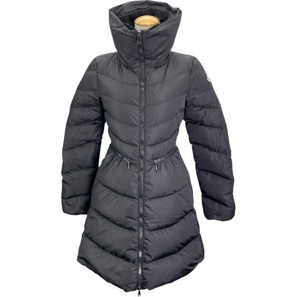 モンクレール MONCLER MIRIELON ダウンコート C-ZIND-17-2834 ブラック ナイロン レディース ダウンジャケット