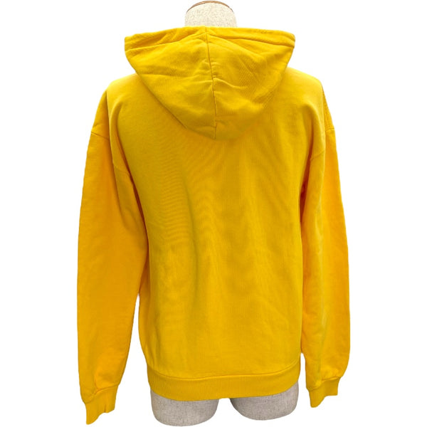 セリーヌ CELINE スタッズロゴプルオーバーパーカー 2Y695670Q イエロー 綿 メンズ パーカー