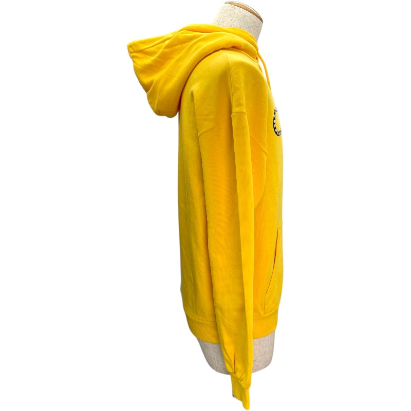 セリーヌ CELINE スタッズロゴプルオーバーパーカー 2Y695670Q イエロー 綿 メンズ パーカー
