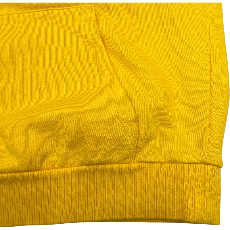 セリーヌ CELINE スタッズロゴプルオーバーパーカー 2Y695670Q イエロー 綿 メンズ パーカー