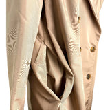 プラダ PRADA トレンチコート P6418 ピンク シルク レディース トレンチコート