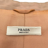 プラダ PRADA トレンチコート P6418 ピンク シルク レディース トレンチコート