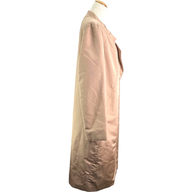 プラダ PRADA トレンチコート P6418 ピンク シルク レディース トレンチコート