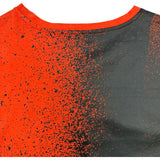 バレンシアガ BALENCIAGA プリント半袖Tシャツ 375842 レッド コットン メンズ 半袖Ｔシャツ