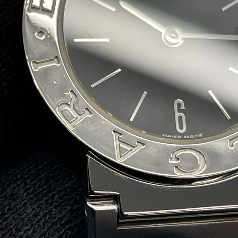 ブルガリ BVLGARI ブルガリブルガリ BB26SSD ブラック SS クオーツ レディース 腕時計