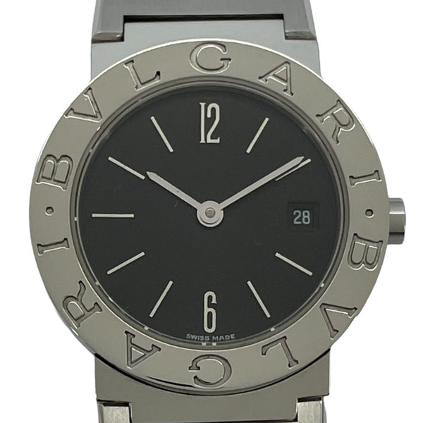 ブルガリ BVLGARI ブルガリブルガリ BB26SSD ブラック SS クオーツ レディース 腕時計