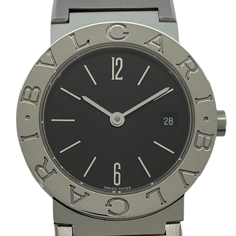 ブルガリ BVLGARI ブルガリブルガリ BB26SSD ブラック SS クオーツ レディース 腕時計