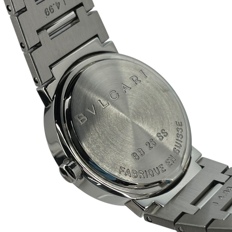 ブルガリ BVLGARI ブルガリブルガリ BB26SSD ブラック SS クオーツ レディース 腕時計