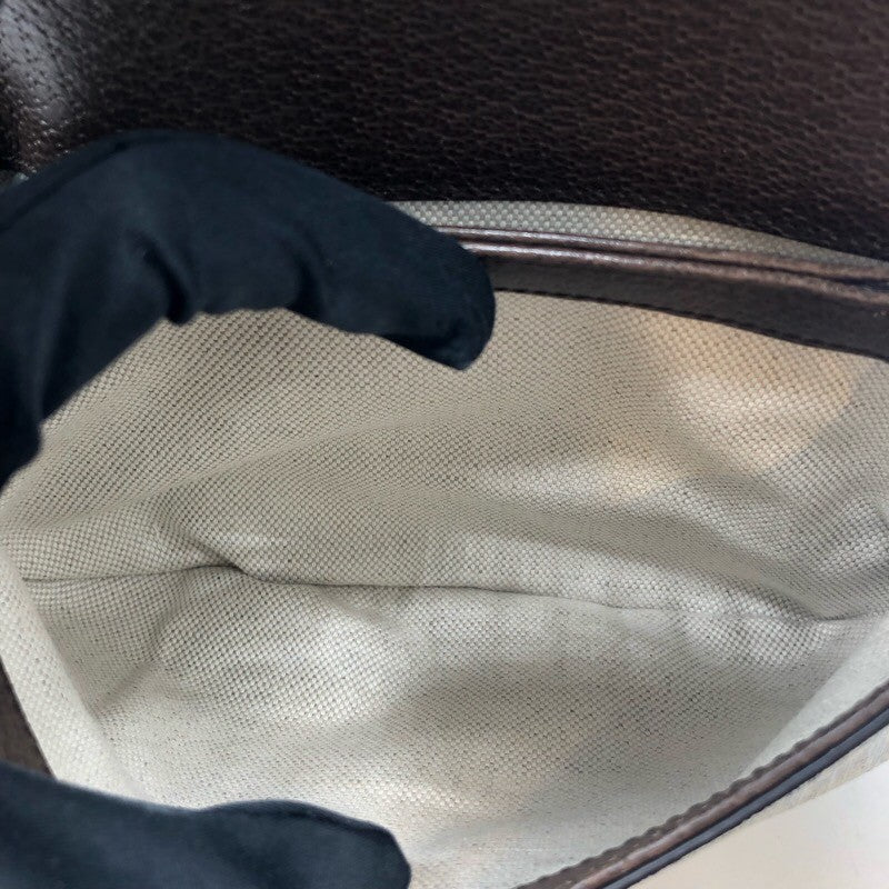 グッチ GUCCI ブロンディ ベルトバッグ 703807 ブラウン×ベージュ GGスプリームキャンバス/レザー レディース ウエストバッグ