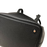 エルメス HERMES ピコタンロックMM B刻 ブラック シルバー金具 トリヨンクレマンス レディース ハンドバッグ